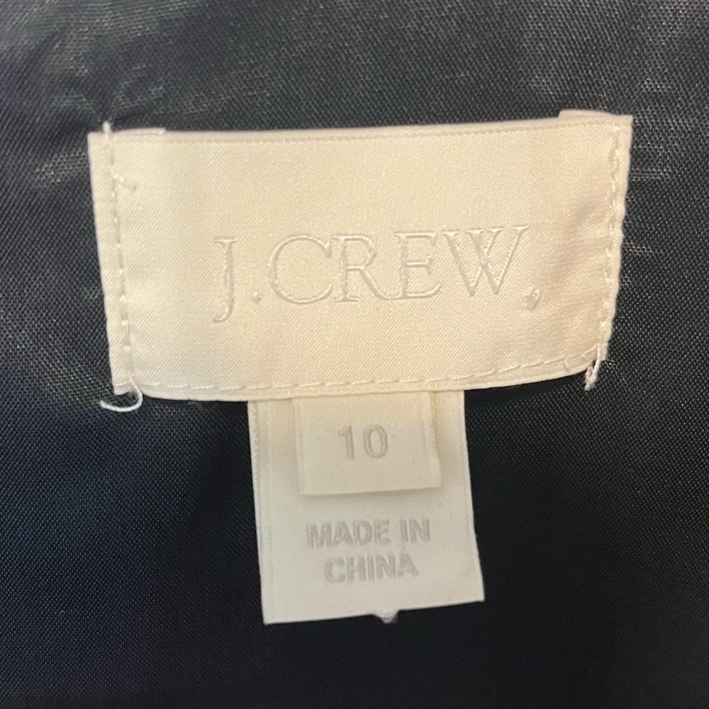 J. Crew formal silk dress